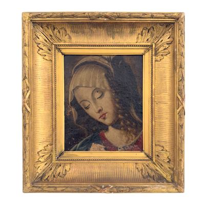 Giovanni Battista Salvi, Vergine orante, olio su tela