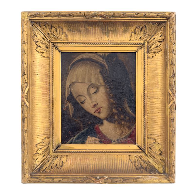 Giovanni Battista Salvi, Vergine orante, olio su tela