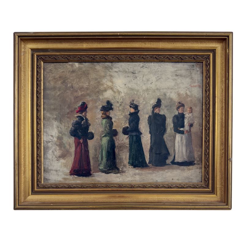 Pittore della fine del XIX secolo, Les femmes de la Belle Epoque
