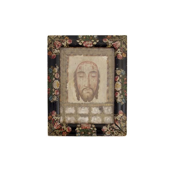 Rara cornice in legno ebanizzato, Venezia, XVIII secolo