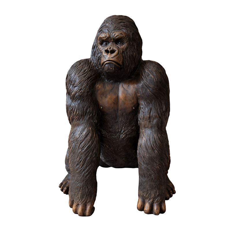 Scultore contemporaneo, Gorilla in bronzo patinato