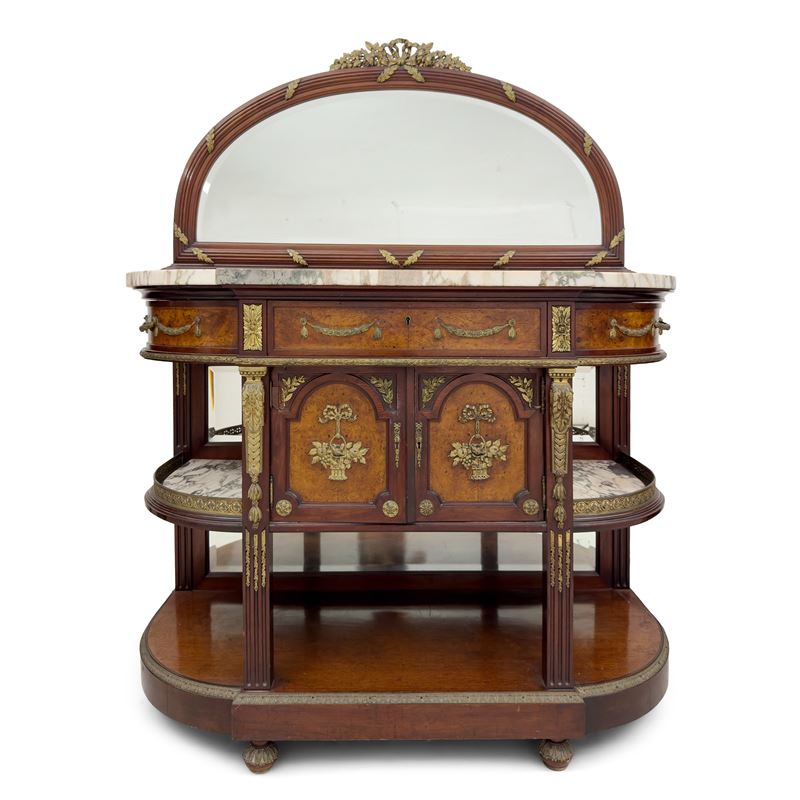 Credenza con specchiera, Barcellona, Juan Pons, metà del XX secolo