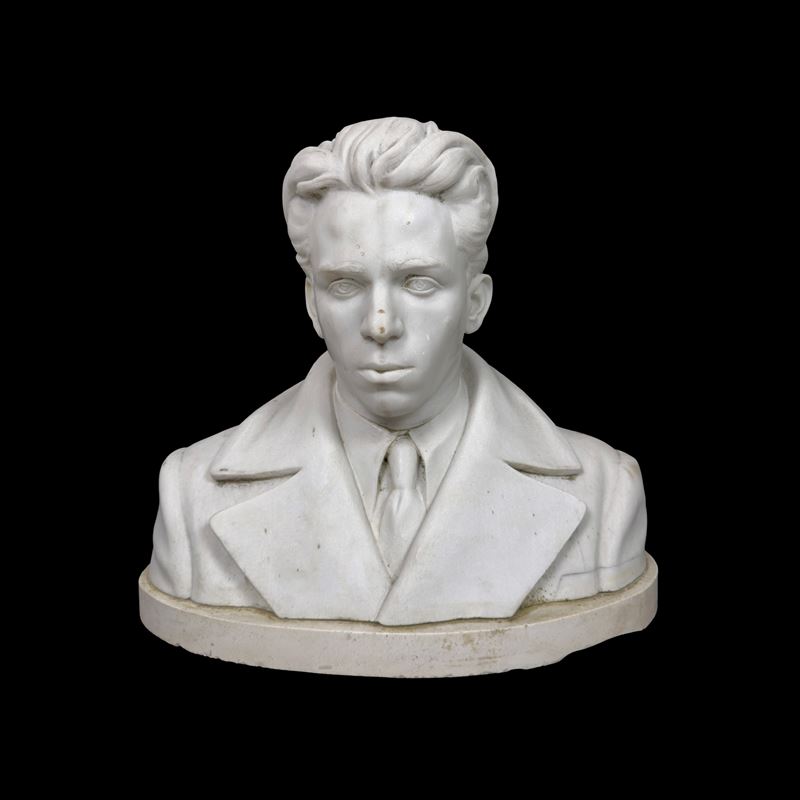 Alessandro Monteleone, Busto maschile in marmo bianco