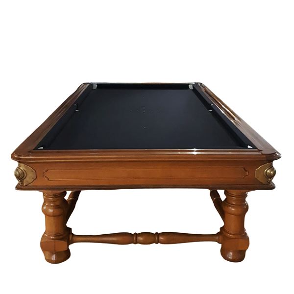 Biliardo in noce nazionale modello Goya, Restaldi, anni '80