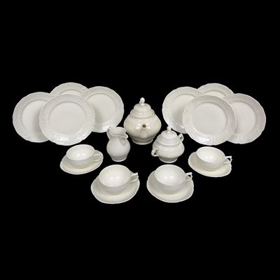 Rosenthal, Servizio da tè Sanssouci in porcellana bianca