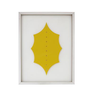 Lucio Fontana, Concetto Spaziale, serigrafia su sicofoil, 1968