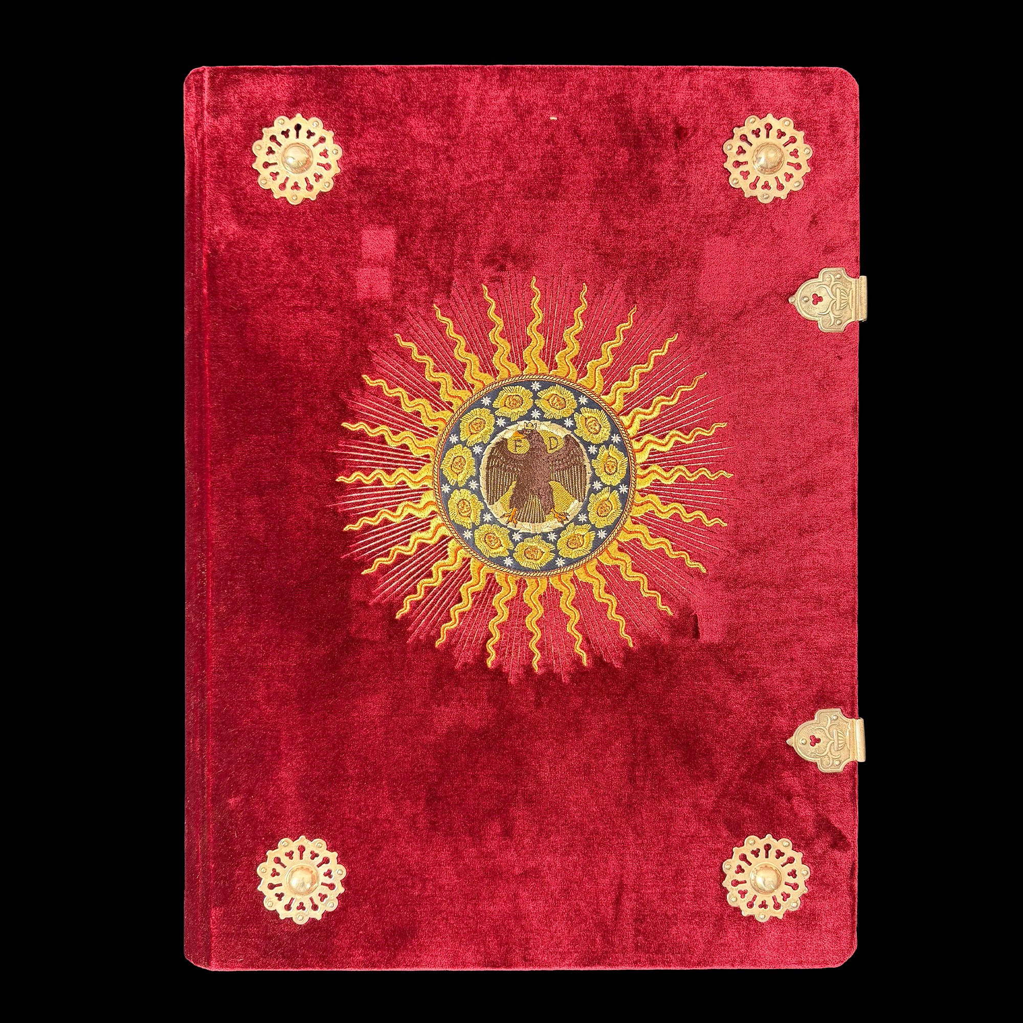 Bibbia di Federico da Montefeltro, facsimile in due volumi con legatura in velluto