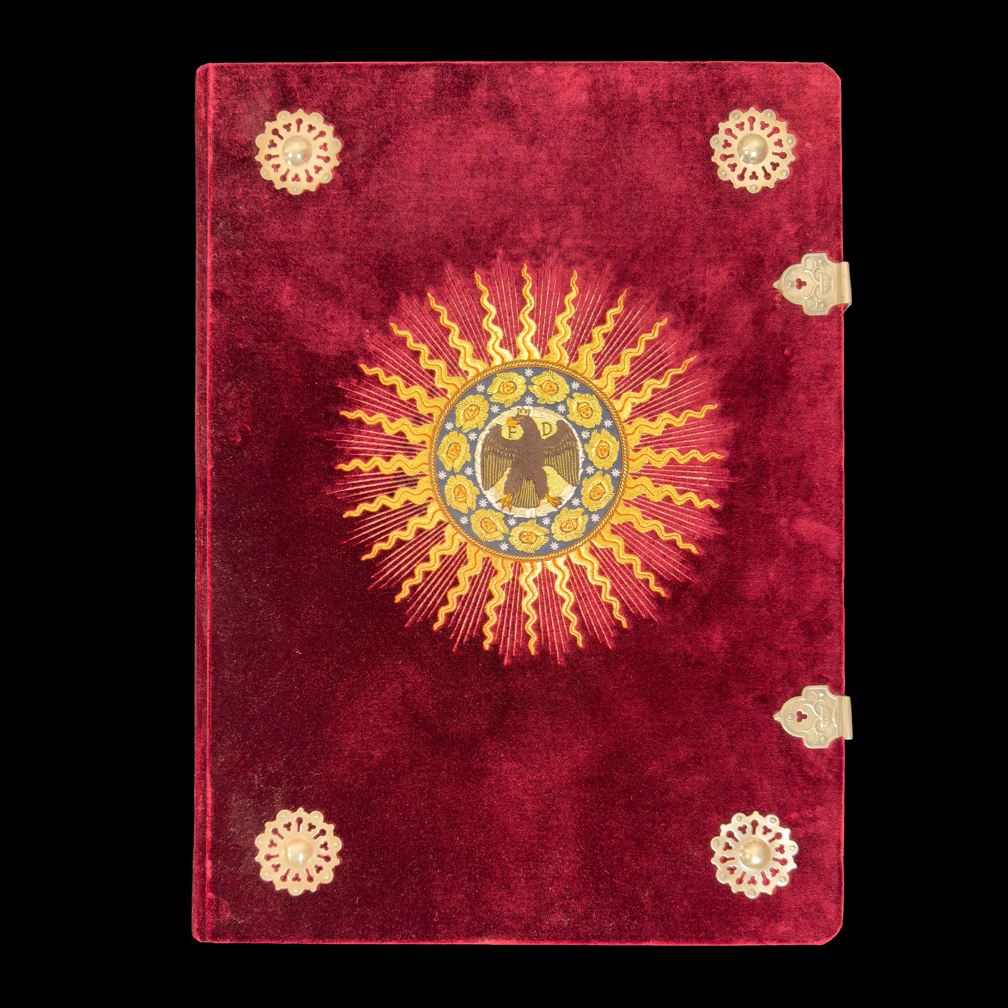 Bibbia di Federico da Montefeltro, facsimile in due volumi con legatura in velluto