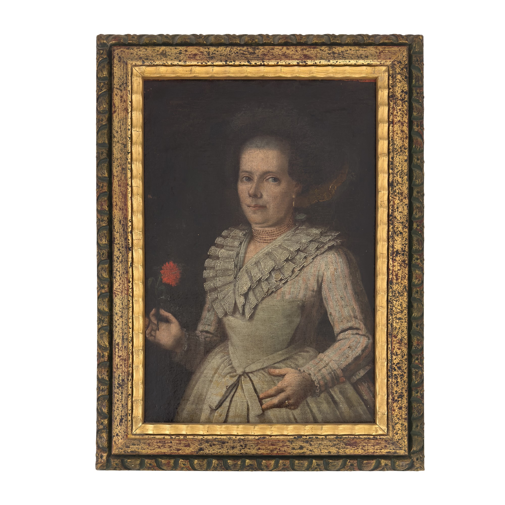 Pittore del XVIII secolo, Ritratto di gentiluomo, gentildonna e bambino