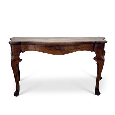 Console di noce, Emilia, XVIII secolo
