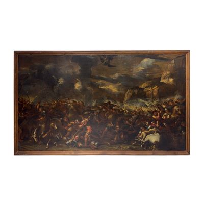 Pittore del XVII secolo, Scena di battaglia