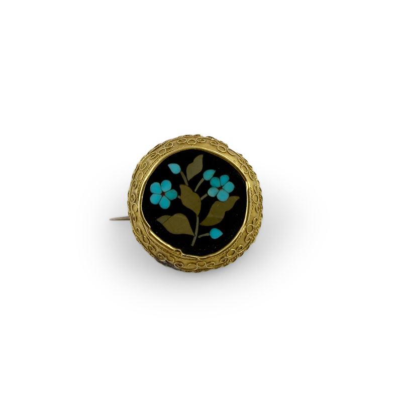 Spilla in oro 18kt., inizi del XX secolo