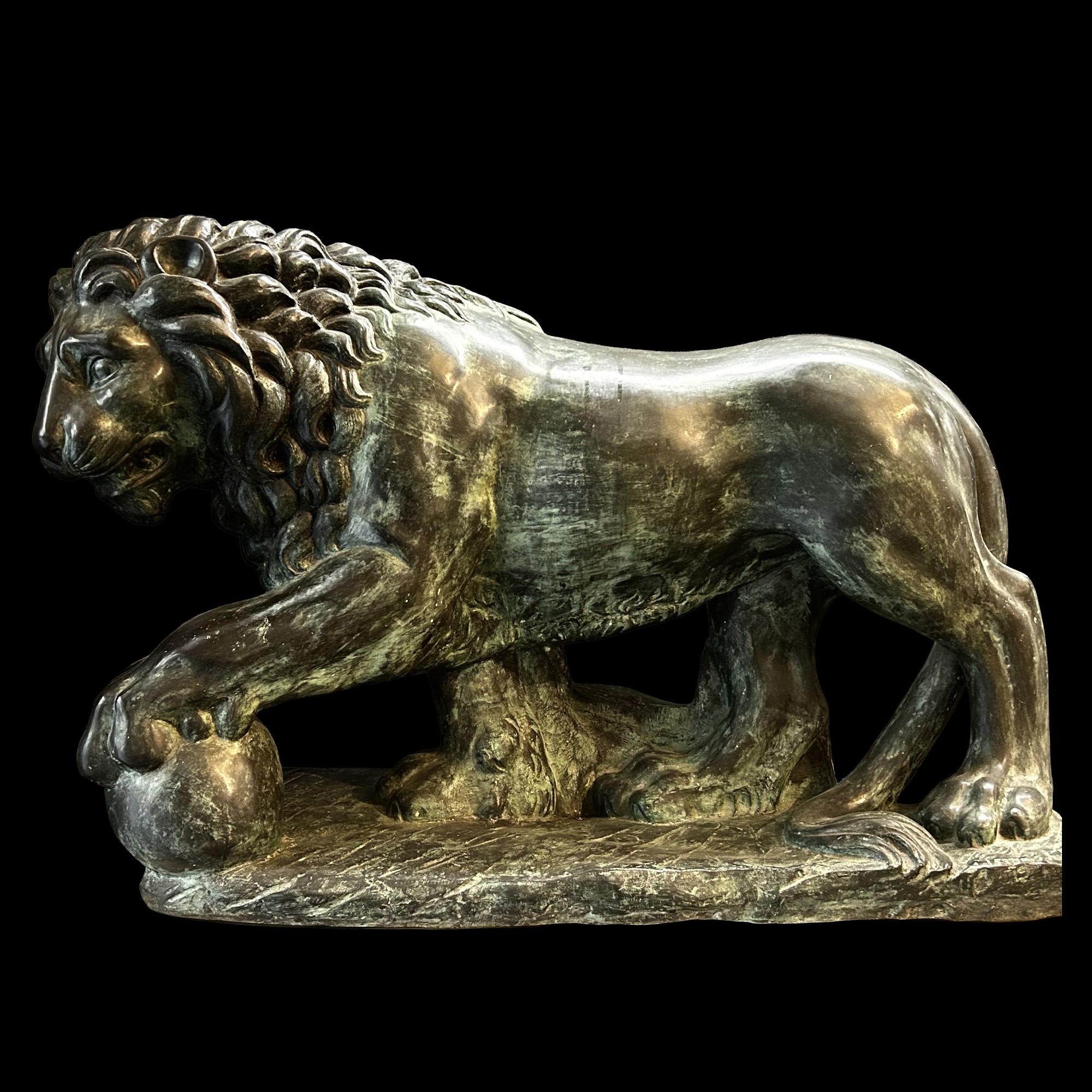 Leoni Medici, coppia di sculture in bronzo patinato
