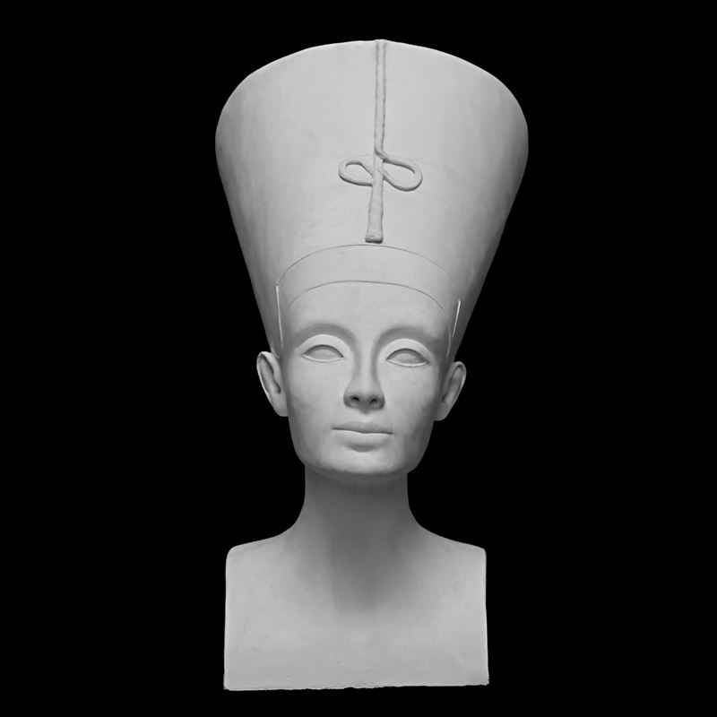 Nefertiti, busto in gesso