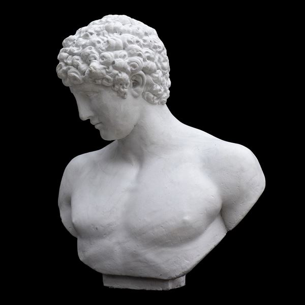 Antinoo, scultura in gesso