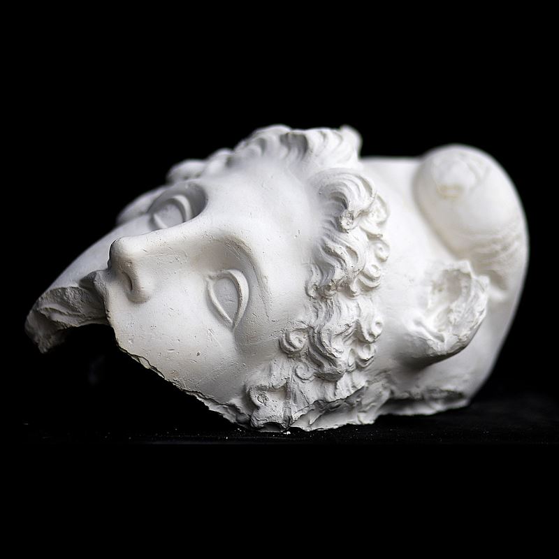 Frammento del Perseo Trionfante, scultura in gesso (da Canova)