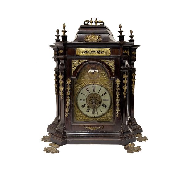 Pendola placcata in palissandro, Roma, XVII secolo