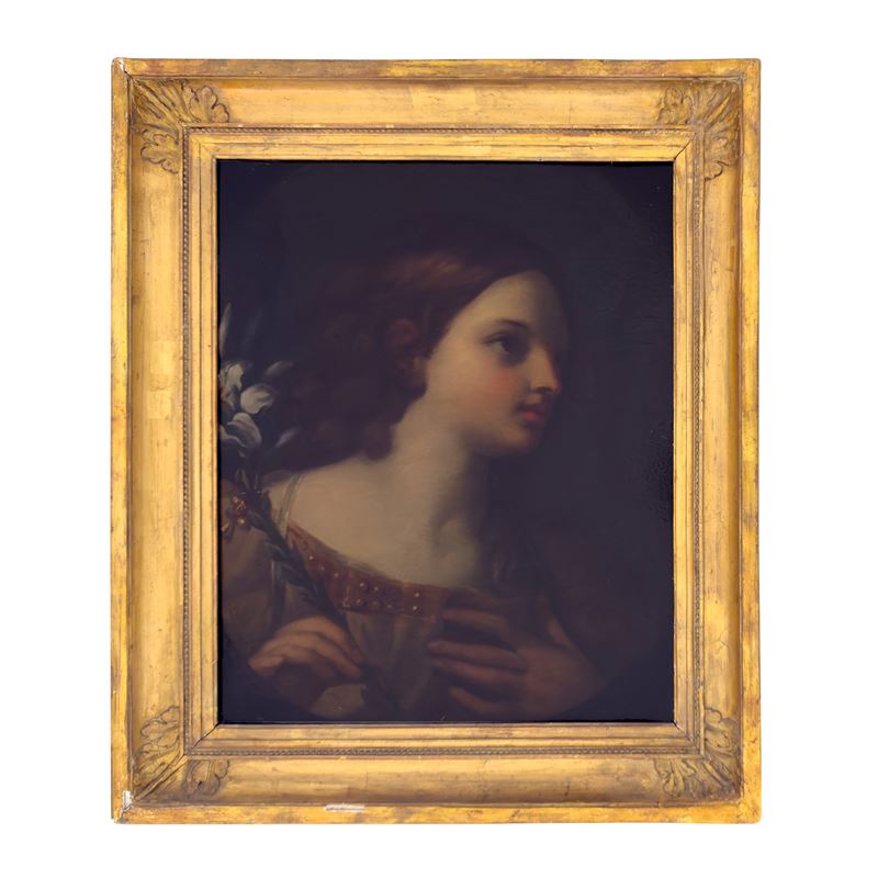 Pittore romano del XVII secolo, L'arcangelo Gabriele