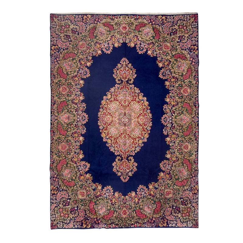 Tappeto Kirman, Persia, periodo Liberty