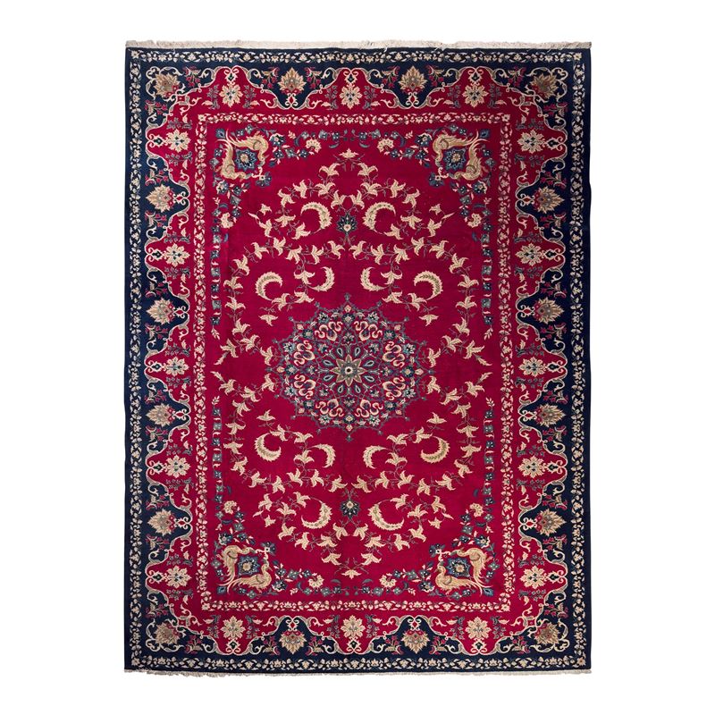 Tappeto Kashan, Persia, periodo Liberty