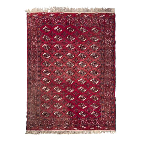 Tappeto Bukhara Ersary, Turkestan occidentale, metà del XX secolo