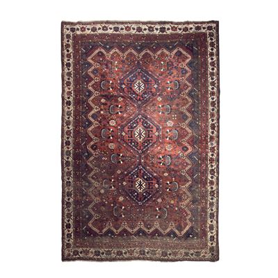 Tappeto Qashqay, Persia, prima metà del XX secolo, cm 265x190