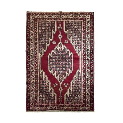 Tappeto Mazlaghan, Persia, metà del XX secolo, dimensioni 197x130 cm