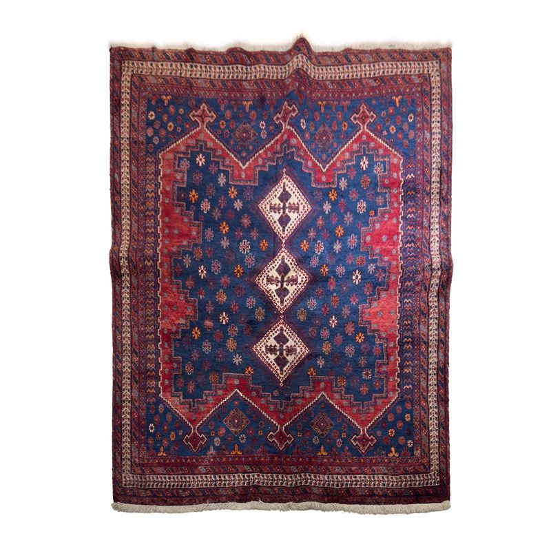 Tappeto Afshar, Persia, seconda metà del XX secolo, cm 214x157