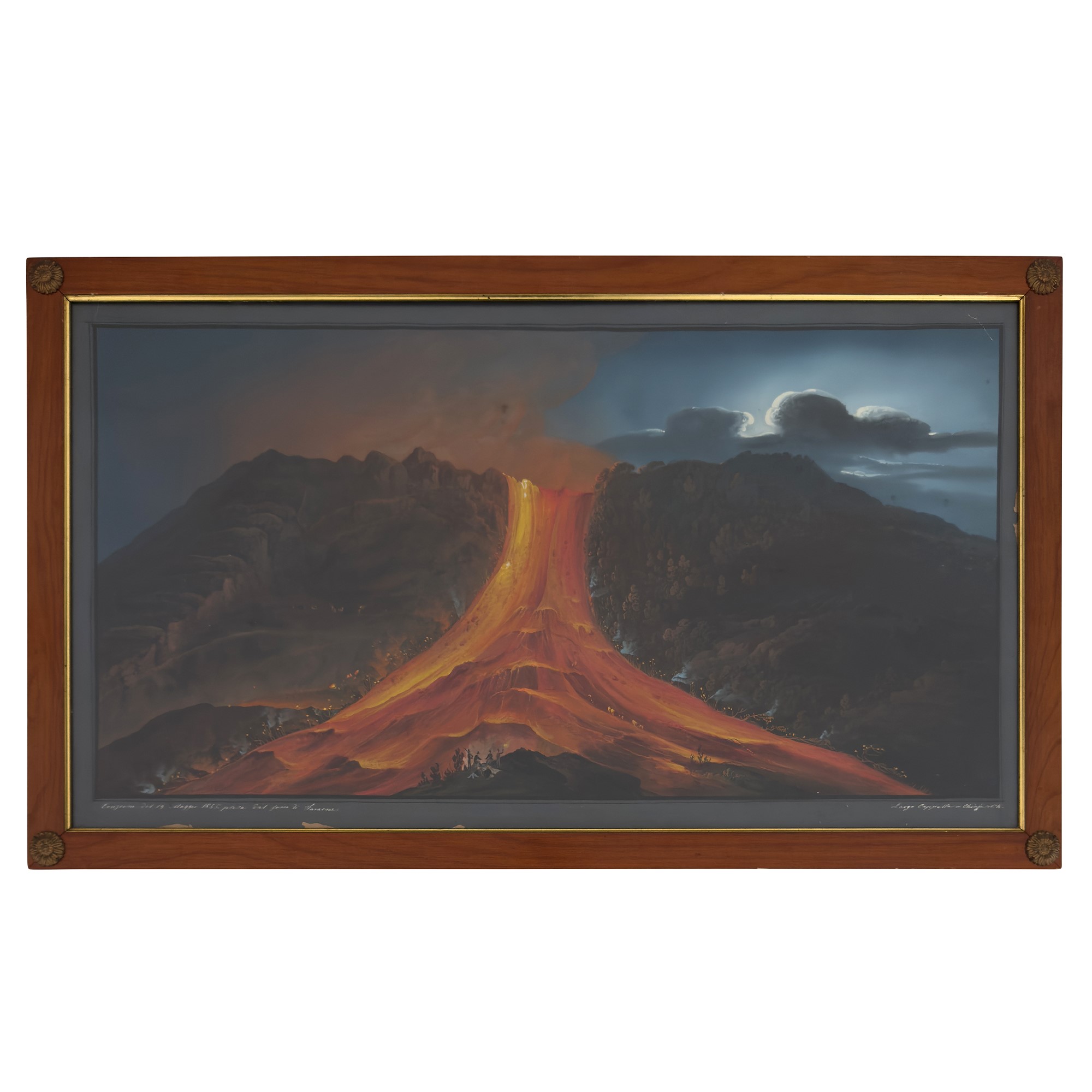 Pittore napoletano del XIX secolo, Eruzione del Vesuvio del 14 e 19 maggio 1855