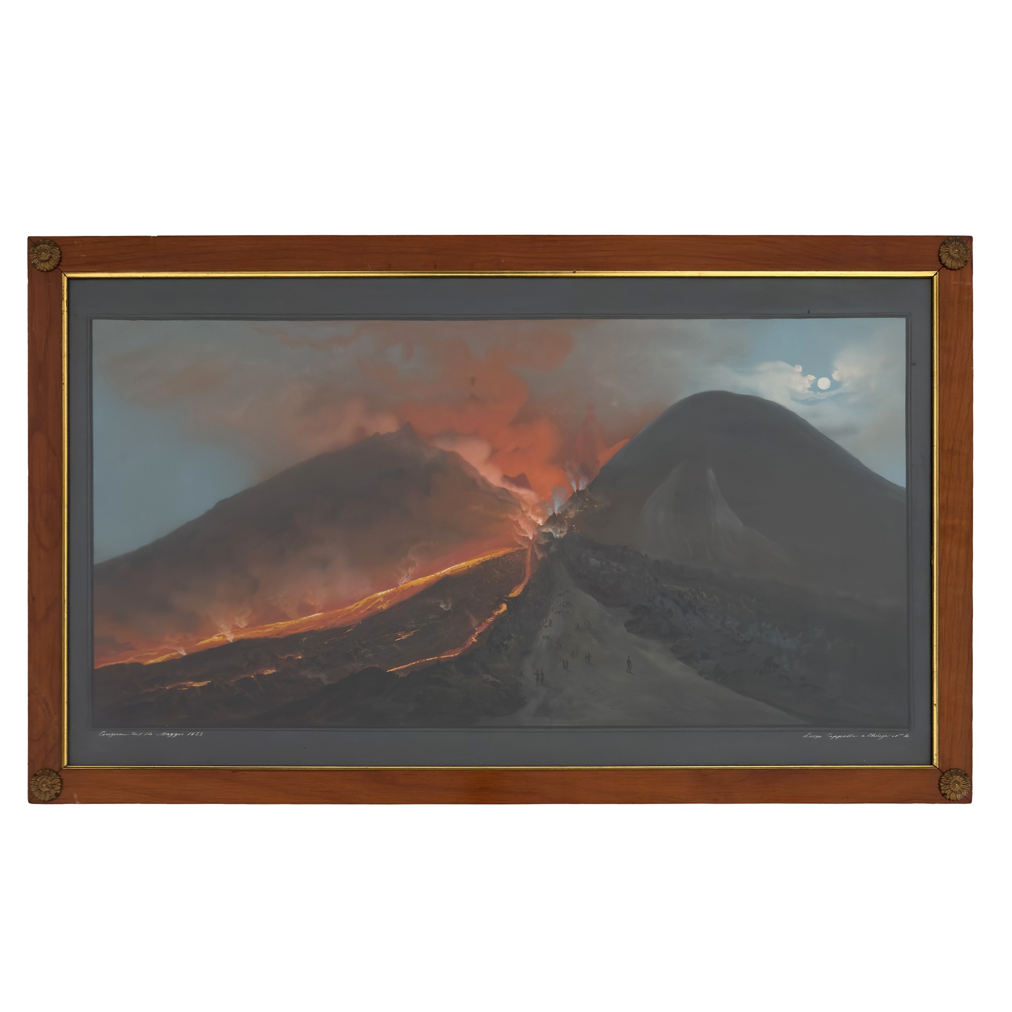 Pittore napoletano del XIX secolo, Eruzione del Vesuvio del 14 e 19 maggio 1855