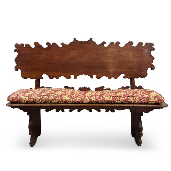 Panca di noce, Venezia, XVII secolo