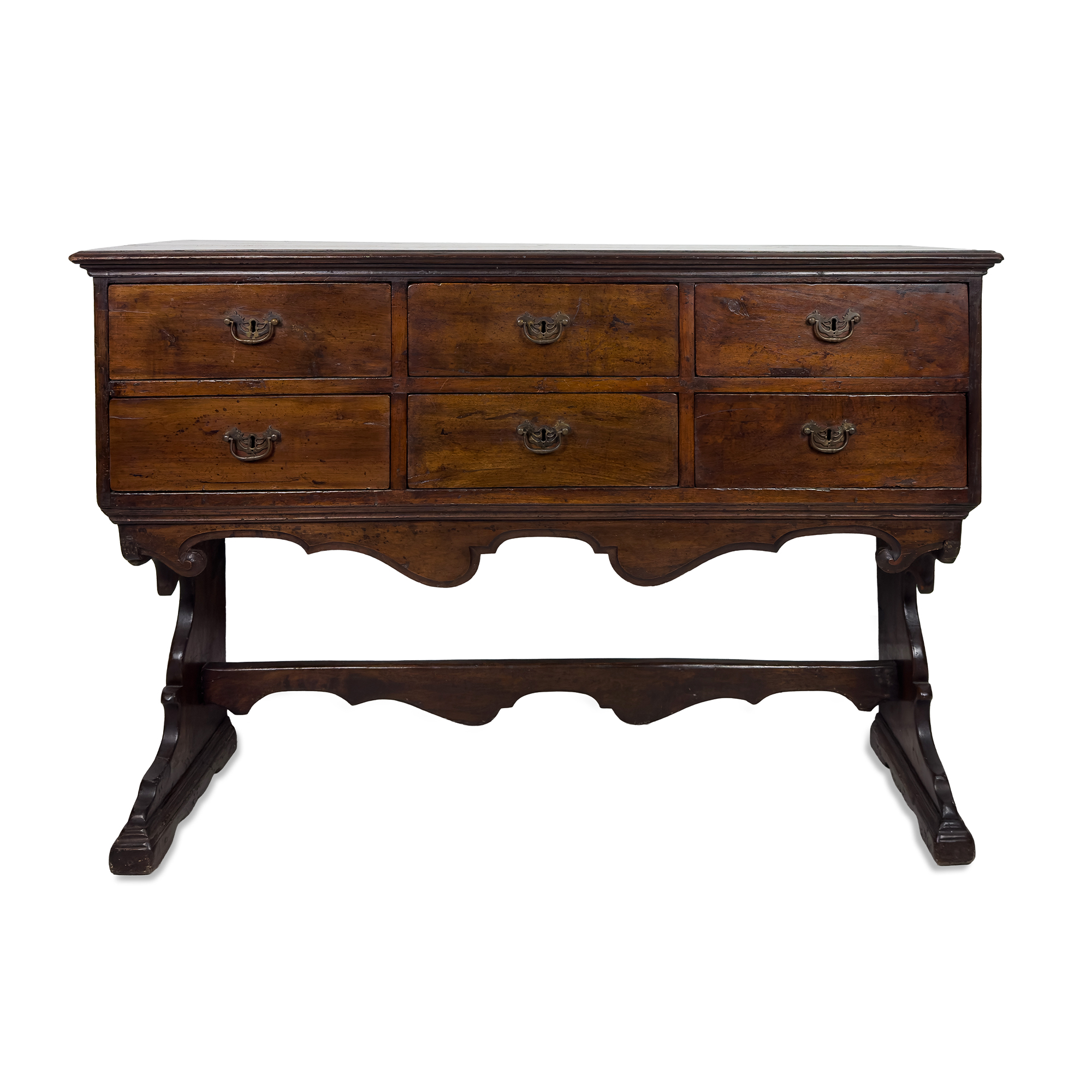 Credenza (coppia) di noce, Venezia, XVII secolo