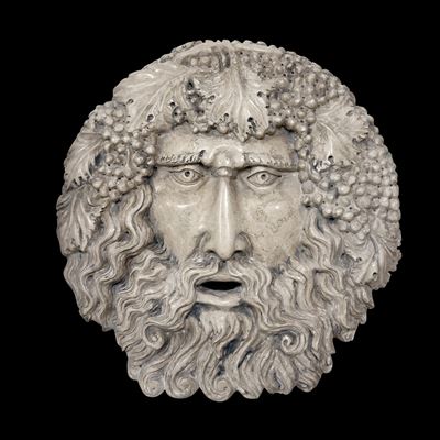 Altorilievo Circolare in Marmo Bianco