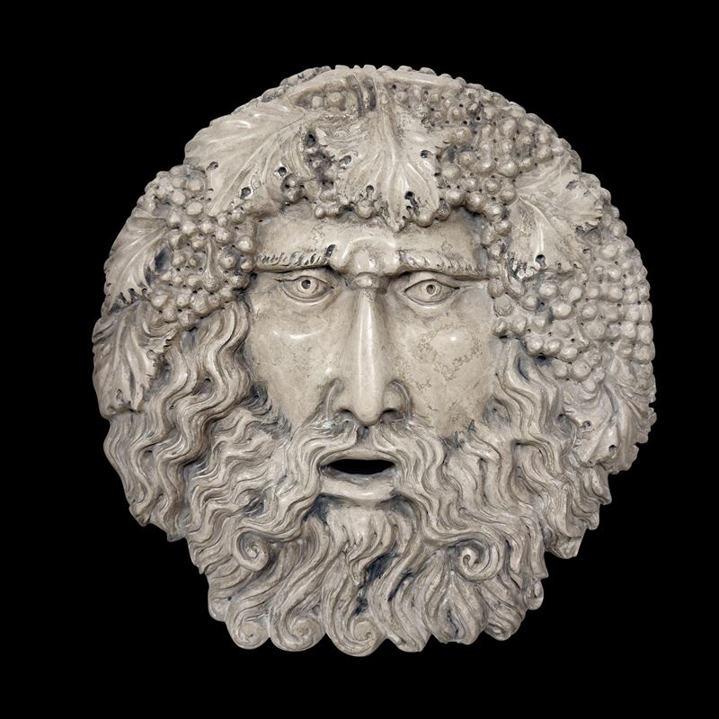 Altorilievo Circolare in Marmo Bianco