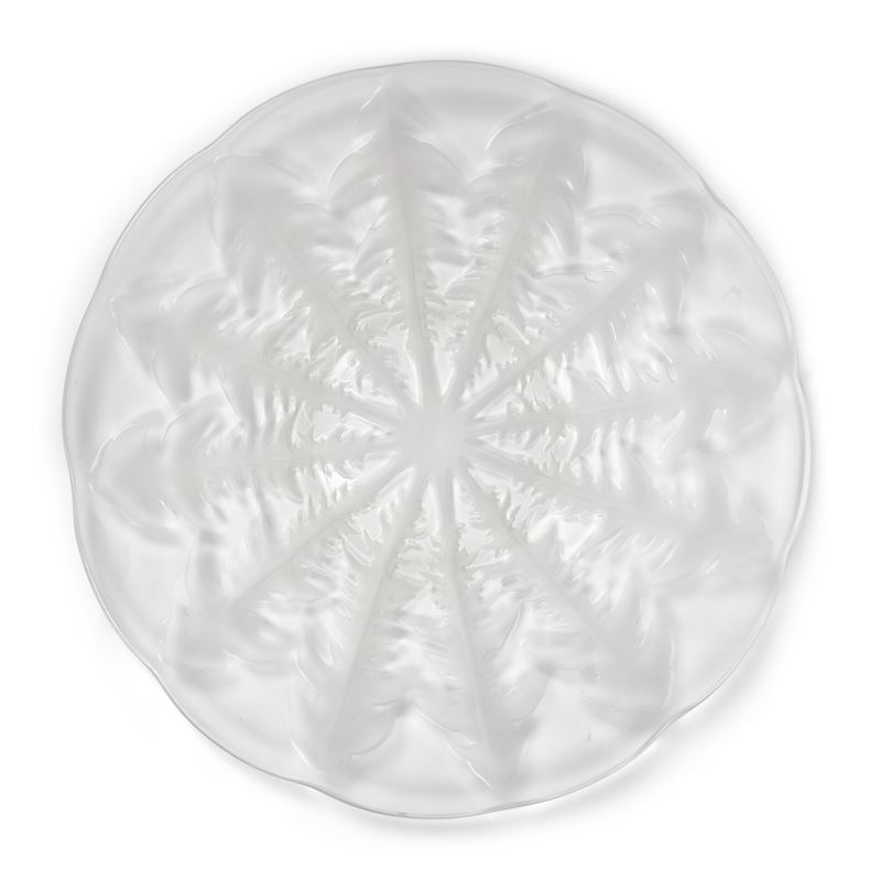 René Lalique, Pissenlit, piatto in vetro satinato