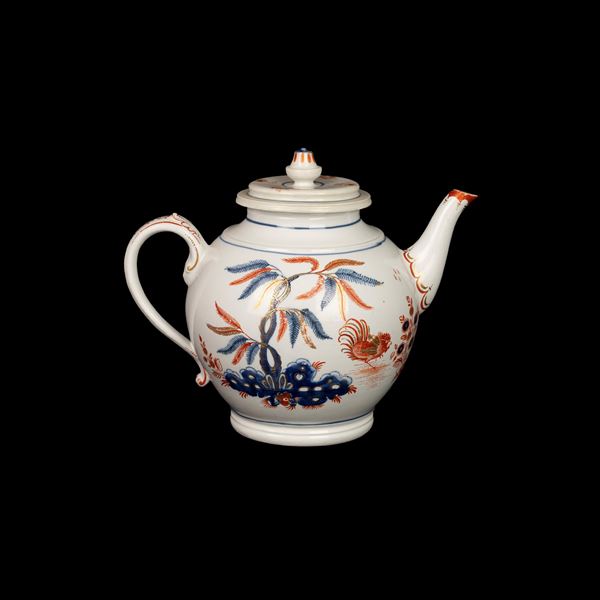 Teiera in porcellana, Ginori, XIX secolo