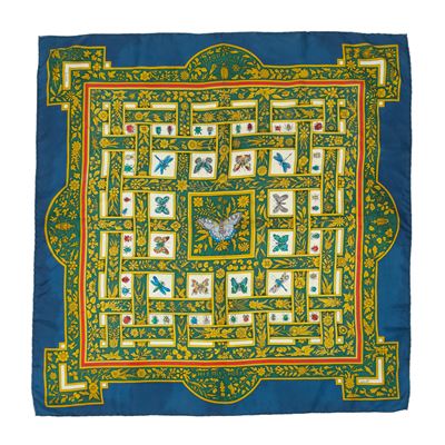 Antoine de Jacquelot du Boisrouvray, Joyaux de l'été, carré in seta