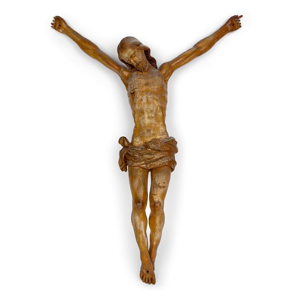 Corpus Christi in legno naturale, XVIII secolo