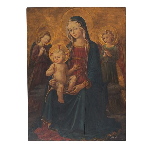 Madonna con Bambino e angeli (da Vincenzo Caporali)