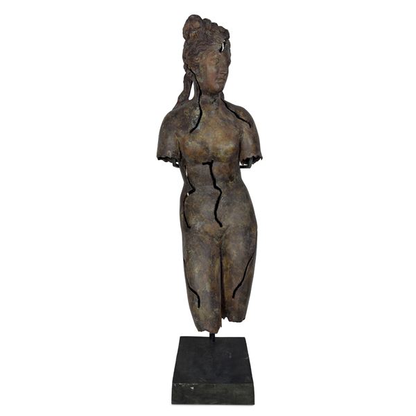 Venere, scultura in bronzo patinato