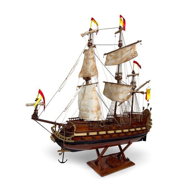Modello del vascello SS.Madre in legno