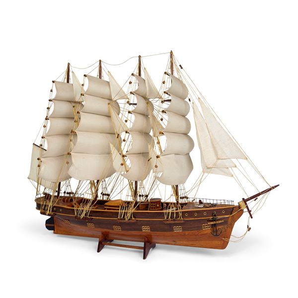 Modello del vascello Wenour in legno