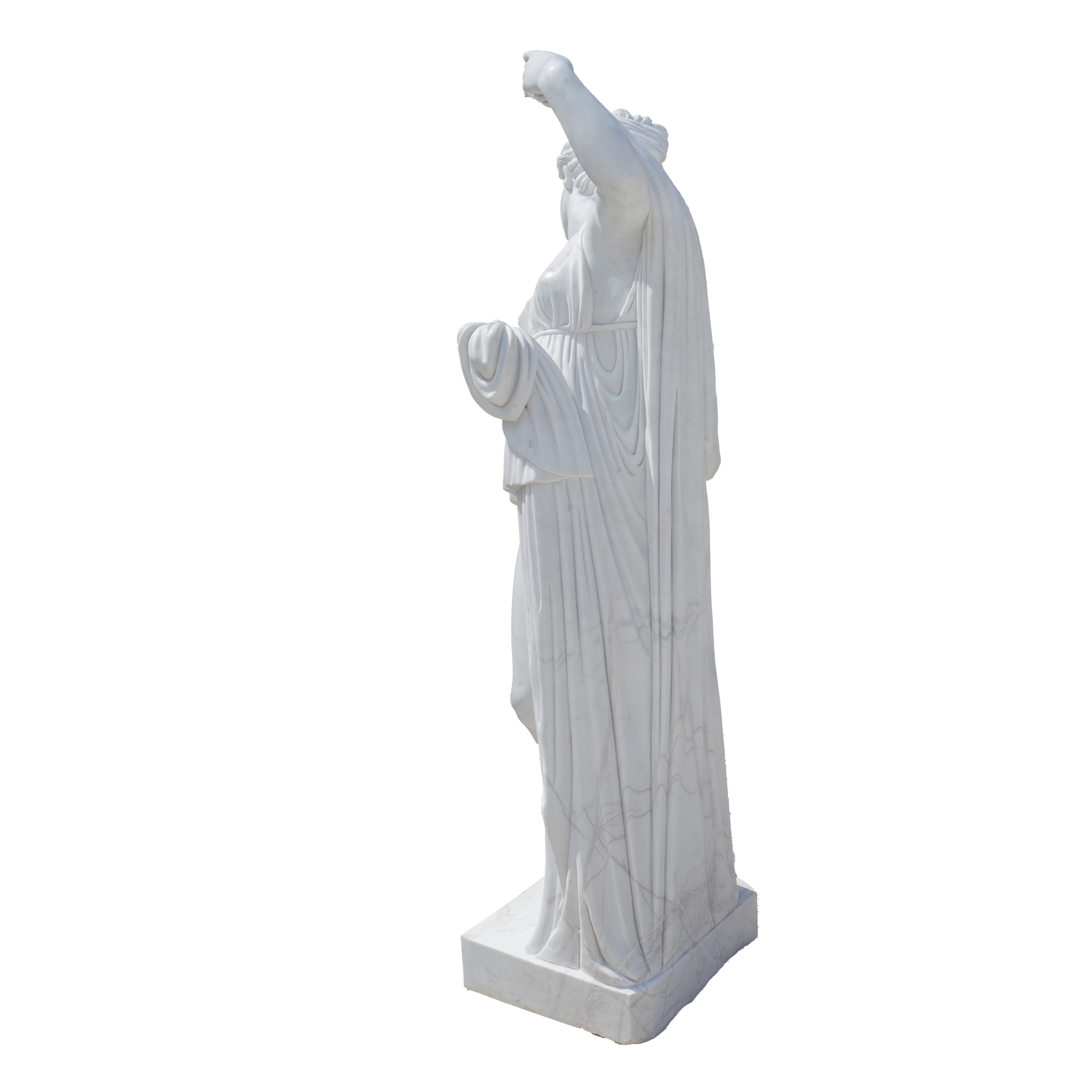 Venere Callipigia, scultura in marmo bianco