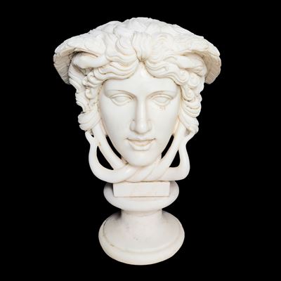 Medusa Rondanini in Marmo Bianco