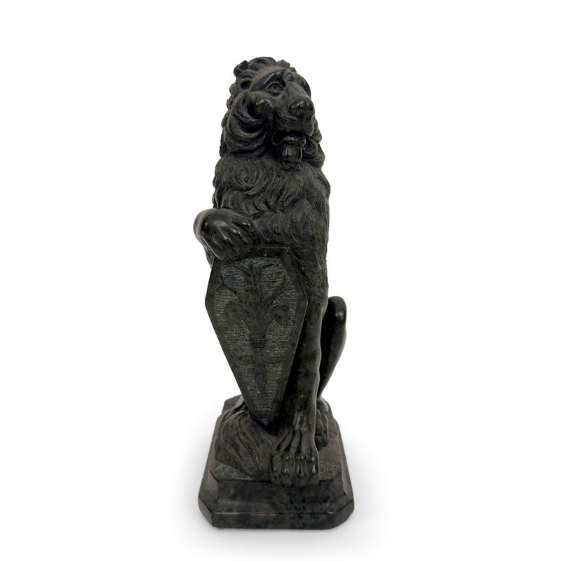 Il Marzocco (da Donatello), Scultura in Marmo Verde