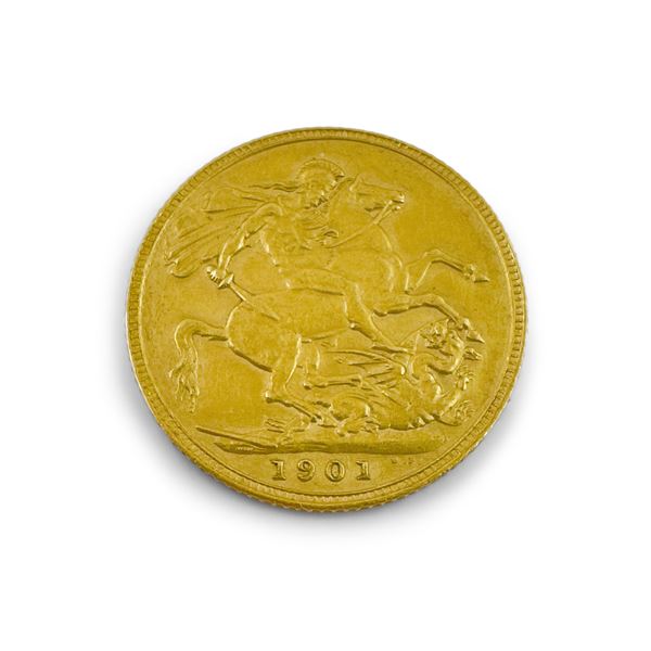 Sterlina in oro, 1901