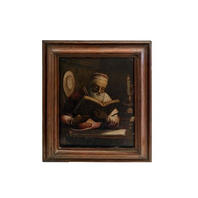 Pittore del XVII secolo, San Girolamo nello studio