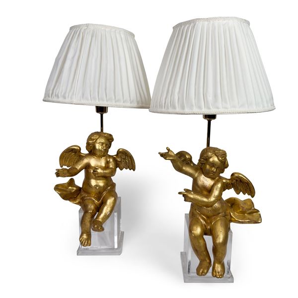 Coppia di lampade da tavolo