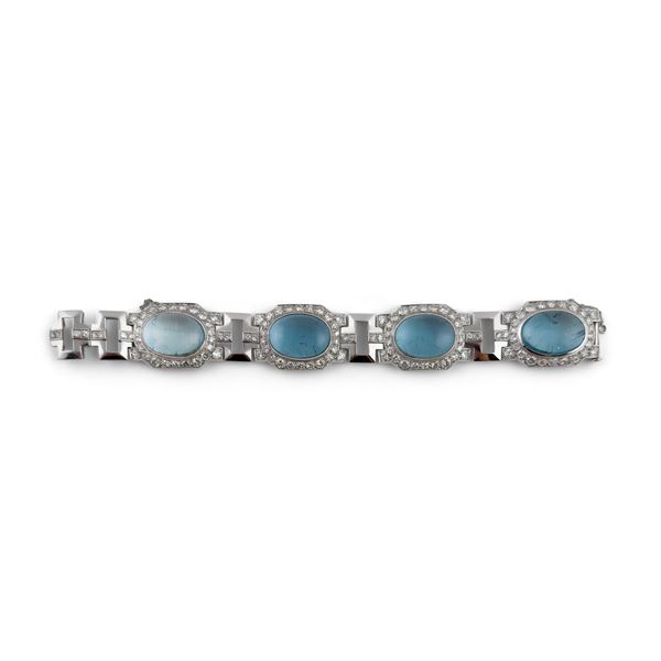 Bracciale in platino, Art Deco