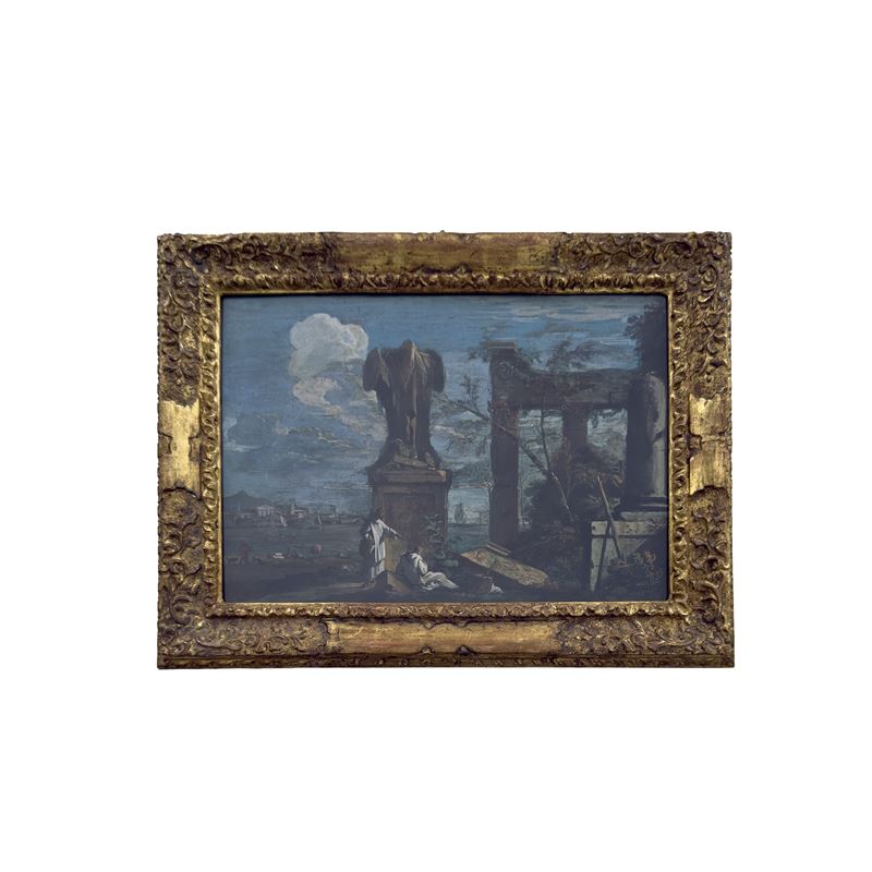 Marco Ricci, Rovine con monaci